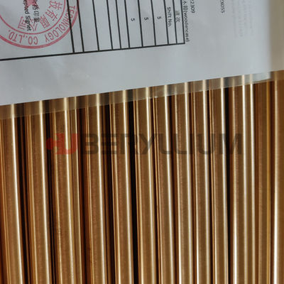 BECU C173 Copper Beryllium Round Rods CuBe2Pb CW102C Dia.1mm 2mm